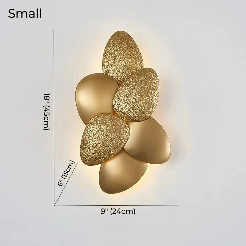 Velora Gold Stainless Steel Wall Sconce