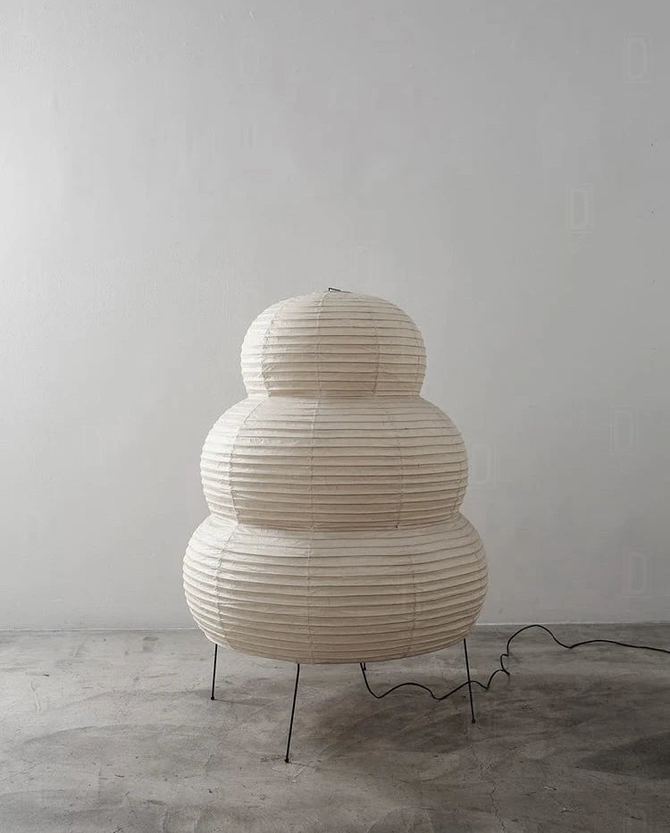 Aki Rice Paper Floor Lamp Collection