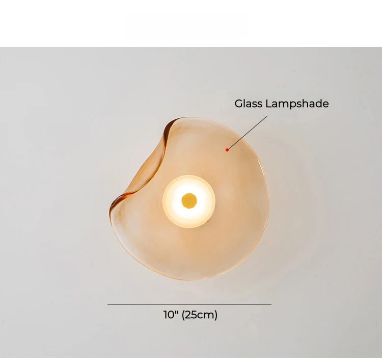 Liora Irregular Glass Wall Sconce