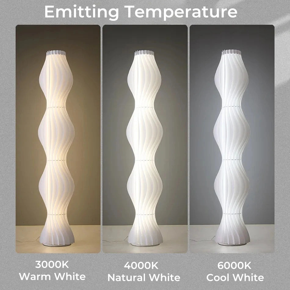 Nordic Modern Cream Acrylic Floor Lamp