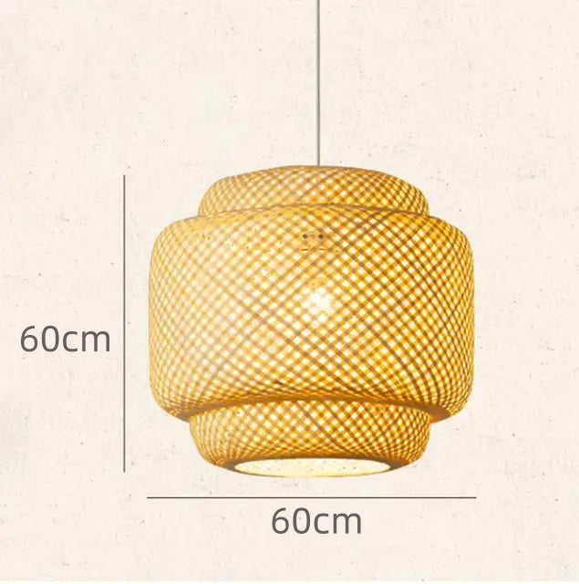 Hand-made Bamboo Weaving Lantern Pendant light