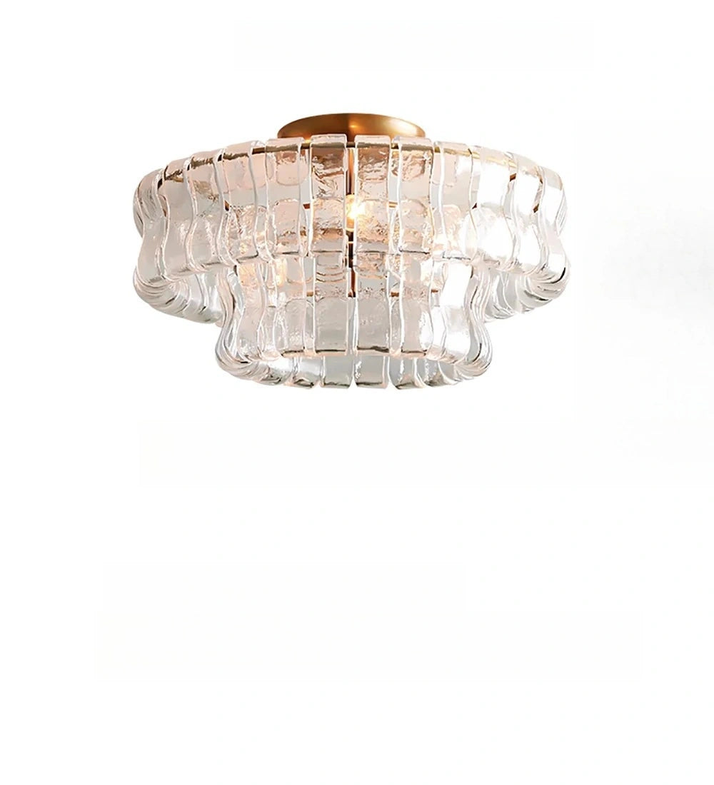 Juliet Multi-Tier Crystal Flush Mounts Chandelier