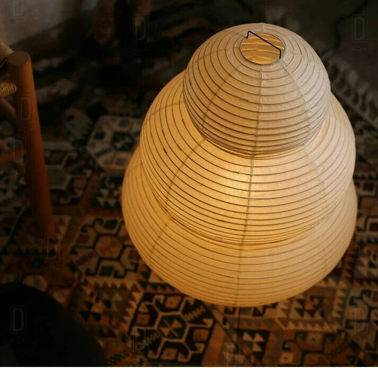 Aki Rice Paper Floor Lamp Collection
