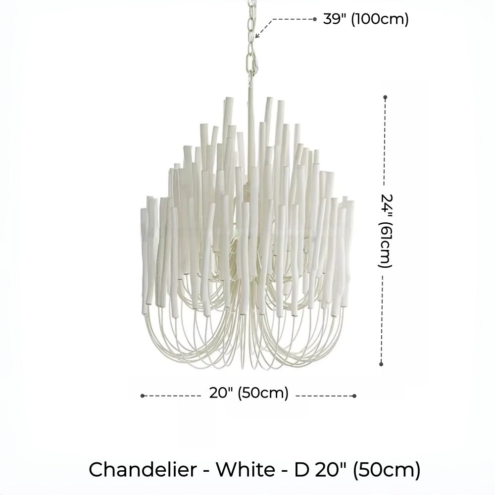 Agave Abstract Wood Chandelier