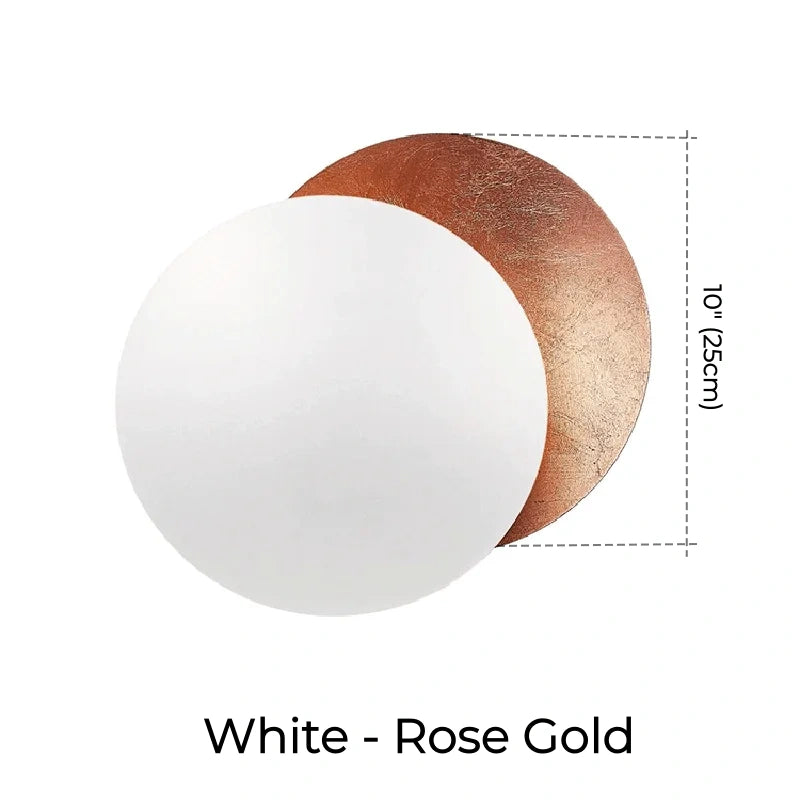 Moon Phase Metal Wall Lamp