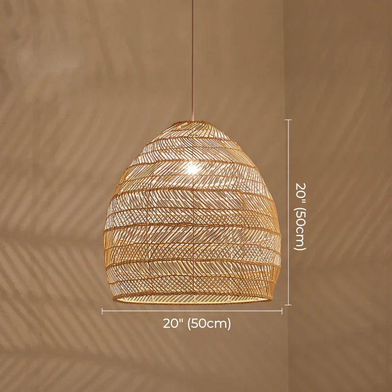 Natural Wicker Pendant Light