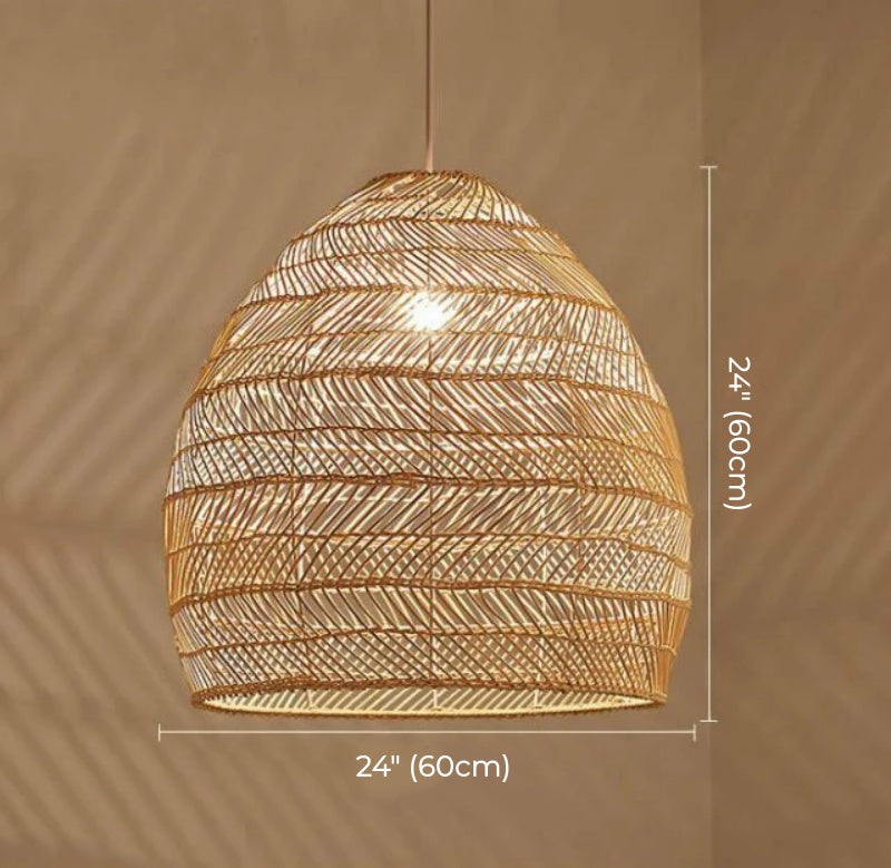 Natural Wicker Pendant Light