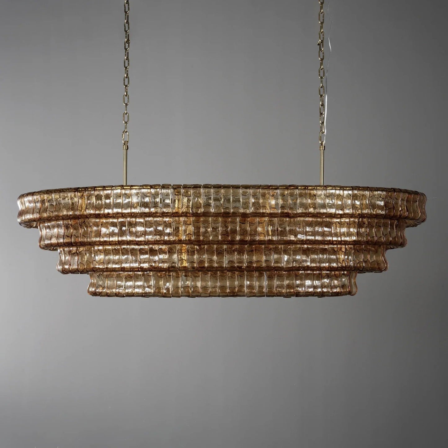 Juliet Multi-Tier Oval Crystal Chandelier