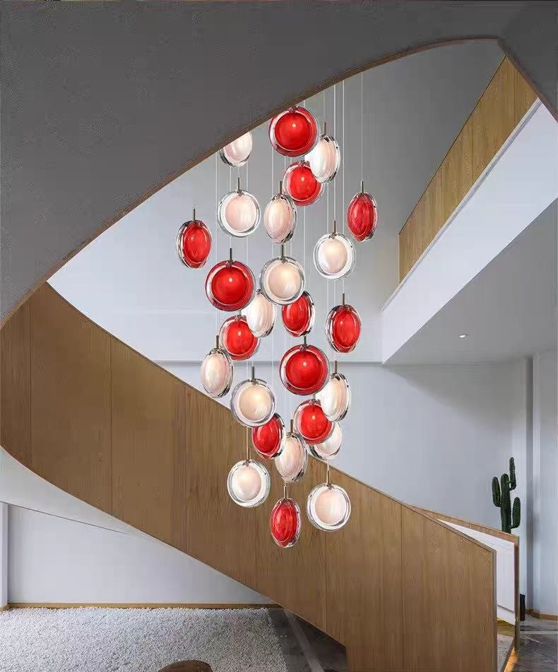 Nordic Acrylic Staircase Cluster Pendant Light