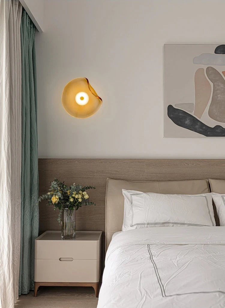 Liora Irregular Glass Wall Sconce