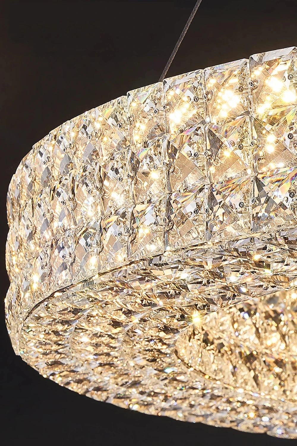 Cassia Ring Crystal Chandelier