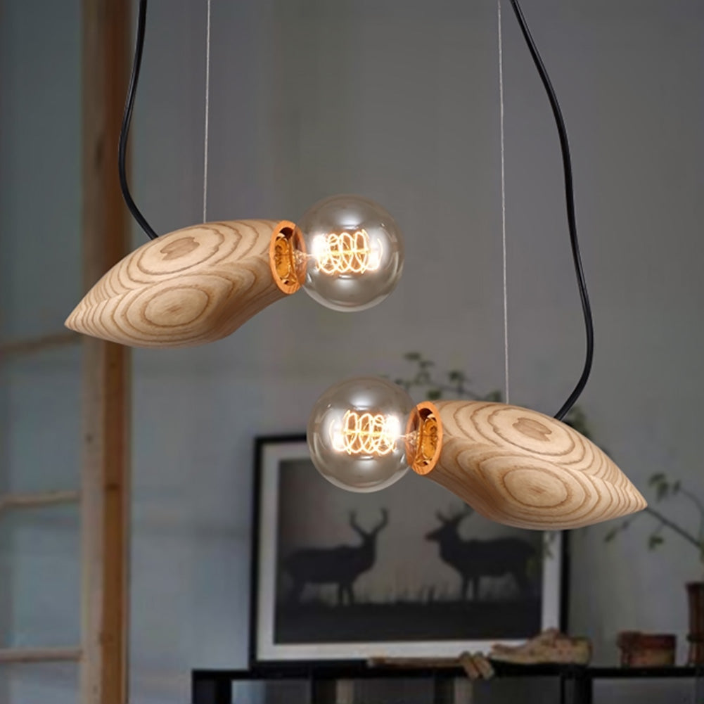 Oak Bulb Pendant Light