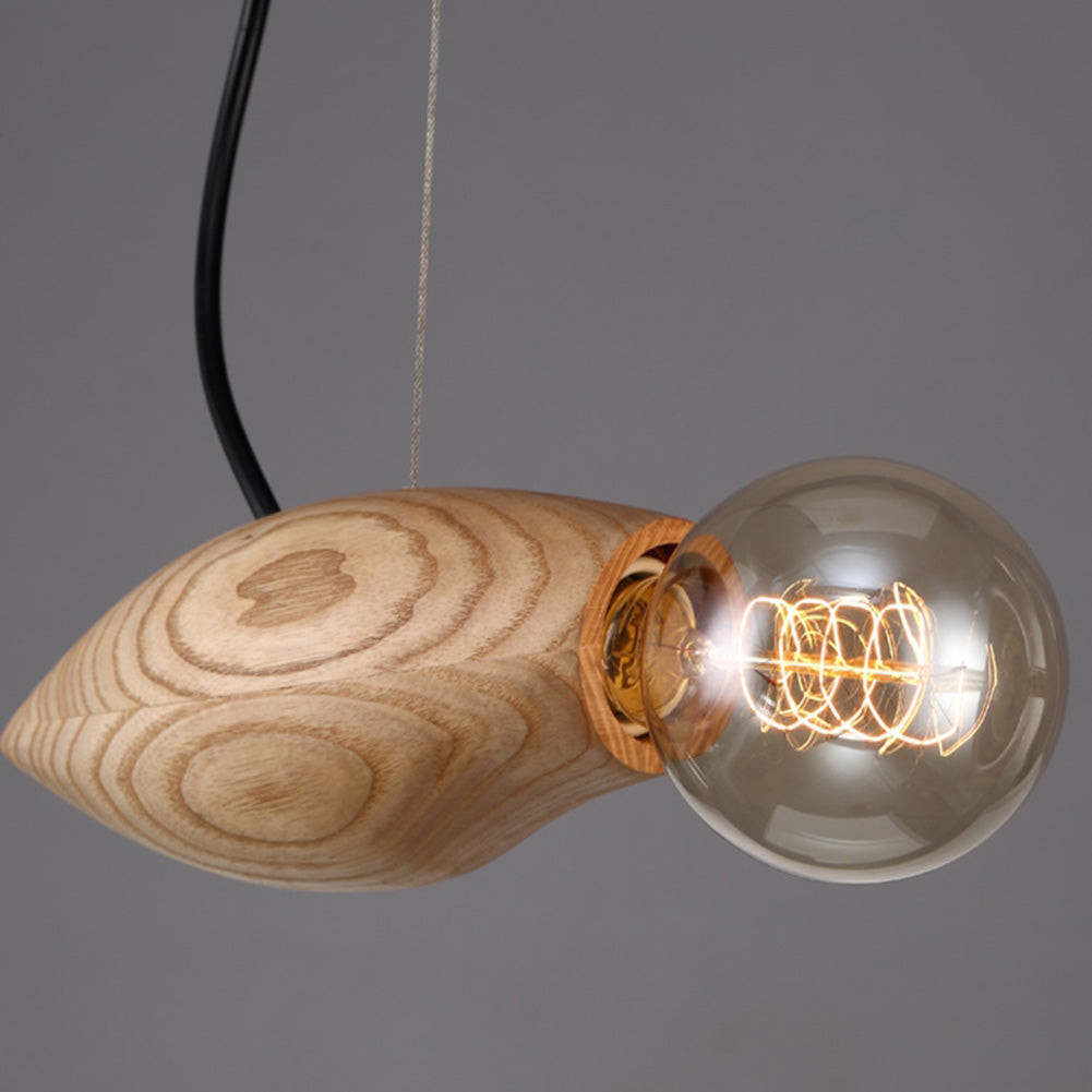 Oak Bulb Pendant Light