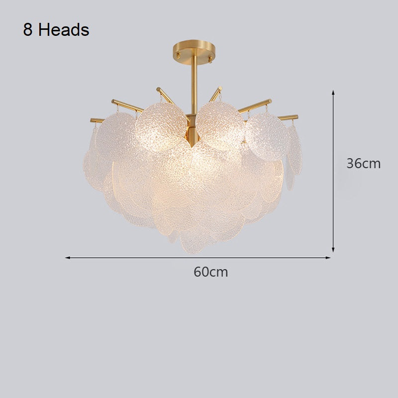 Daisy Wind Chimes Crystal Glass Chandelier