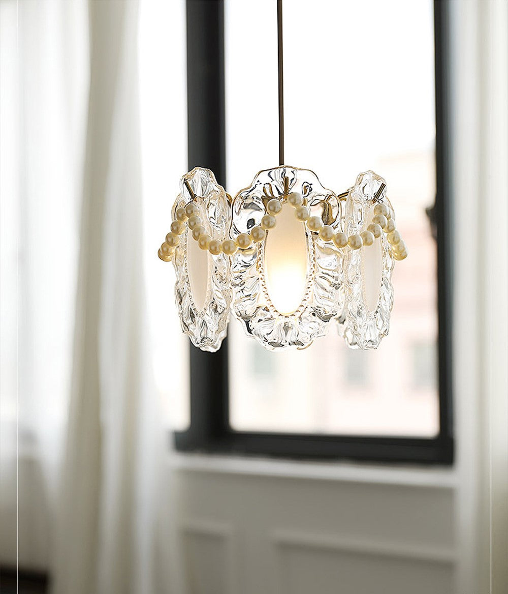 Victoria Elegant Glass Pendant Light