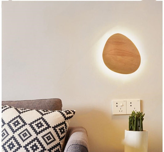 Modern Minimalist Wood LED Wall Light