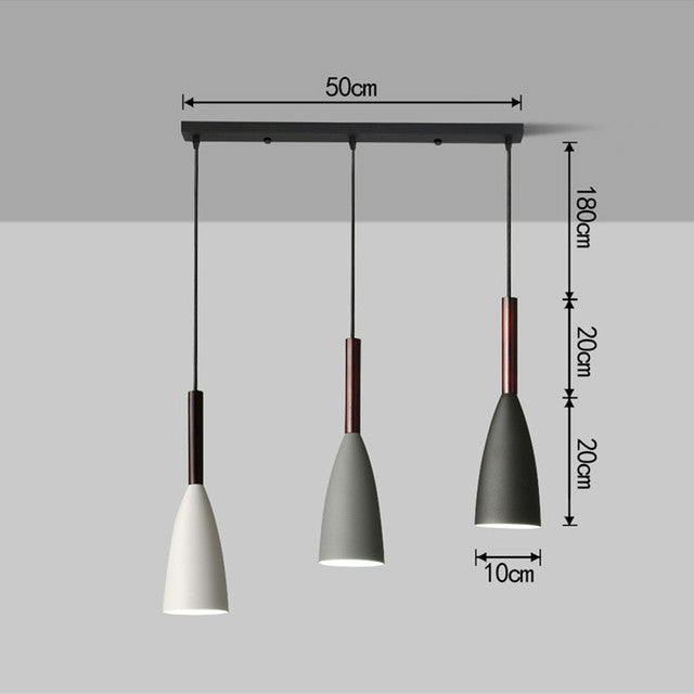 Flute Minimalist Nordic Kitchen Pendant Light