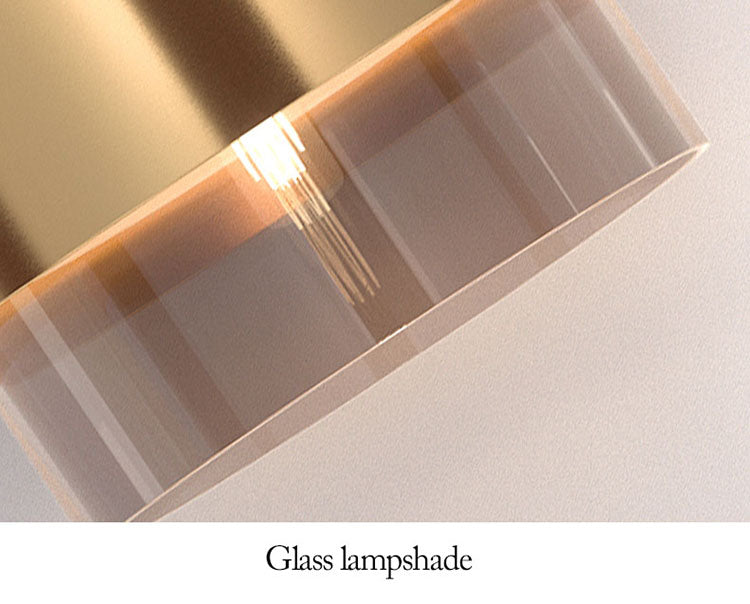 Modern Gray Glass Pendant Light