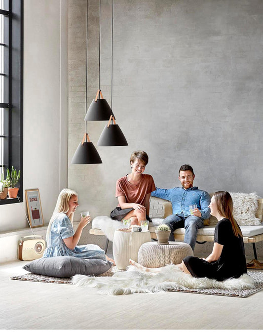 Leather Strap Nordic Modern Pendant Light