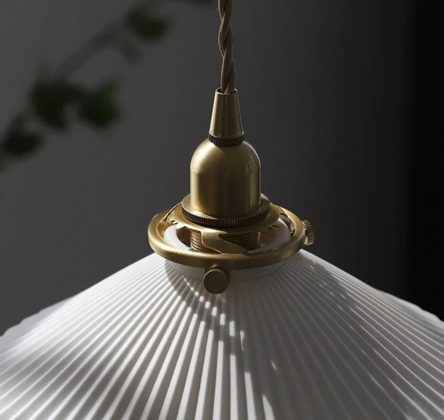 Mid-century Modern Ceramic Pendant Light