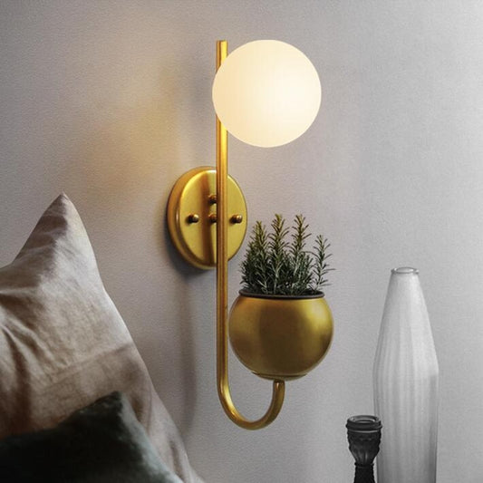 Gold Graydon Wall Lamp Art