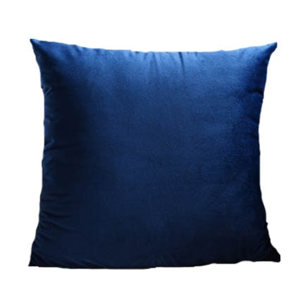 Blue Velvet Throw Pillow