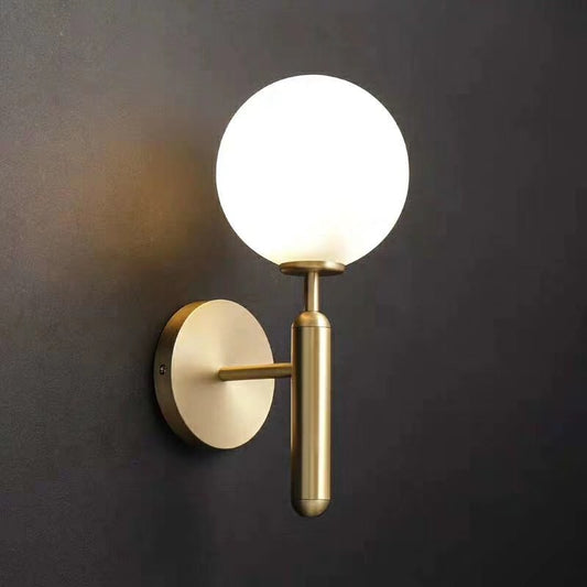 Kirk Globe Glass Wall Lamp