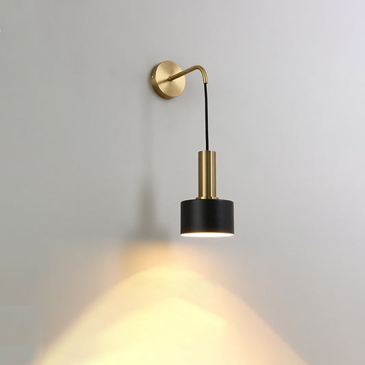 Modern 360° Rotatable Drum Wall Lamp