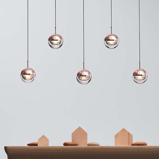 Rose Gold Drop Pendant Light