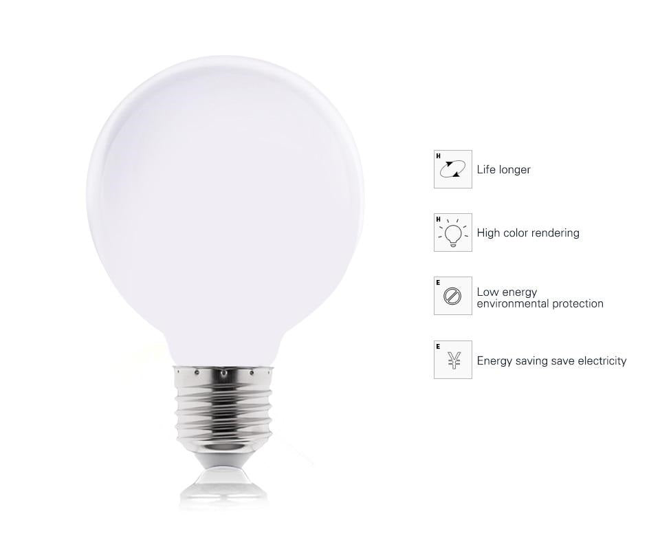 Milk White Energy Efficient LED Bulbs