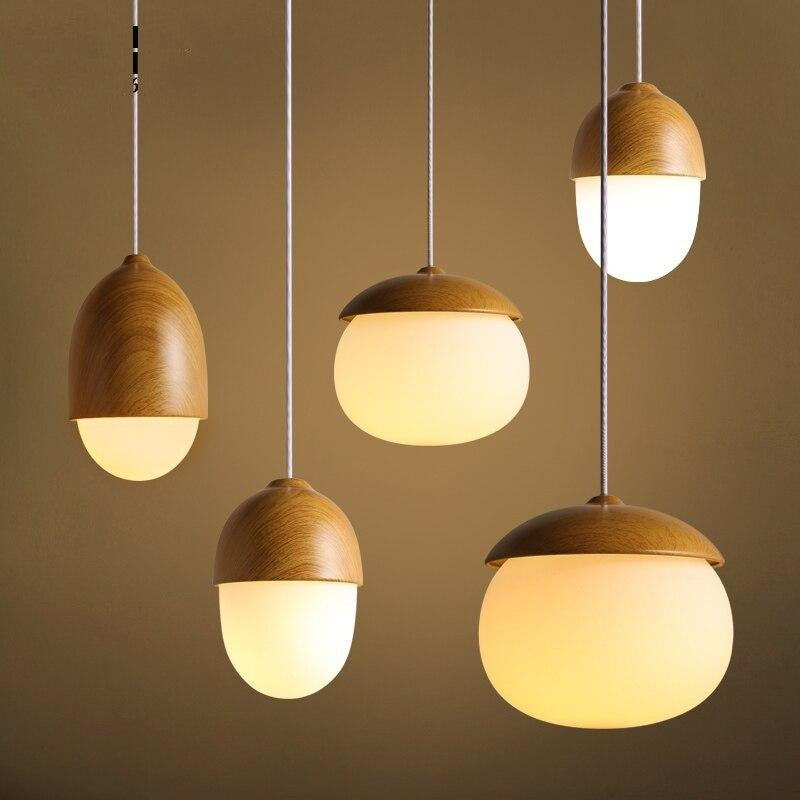 Frosted Glass Metal Pendant Light