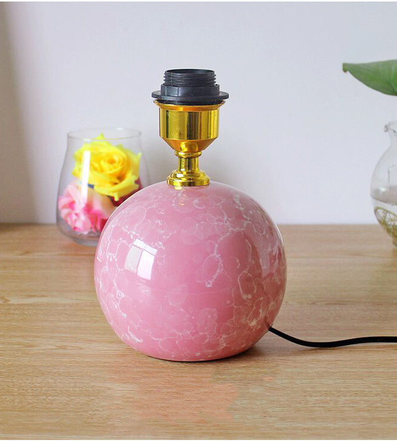 Cute Ceramic Ball Table Lamp
