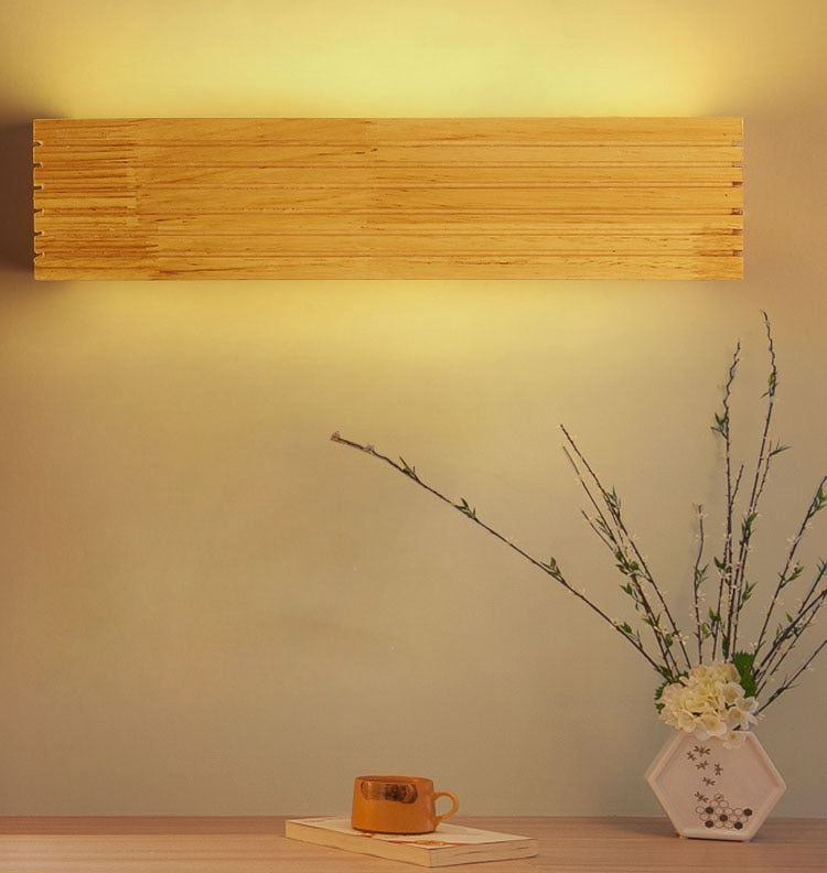 New Harbor Wood LED Wall Lamp