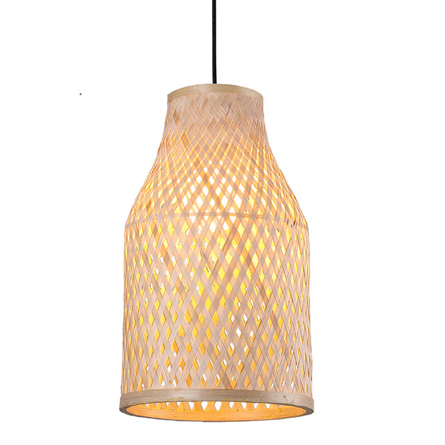 Modern Bamboo Light Fixture