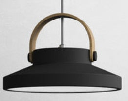 Nordic Wood Handle LED Pendant Light