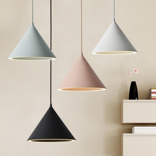 Macaron Minimalist Cone Pendant Light