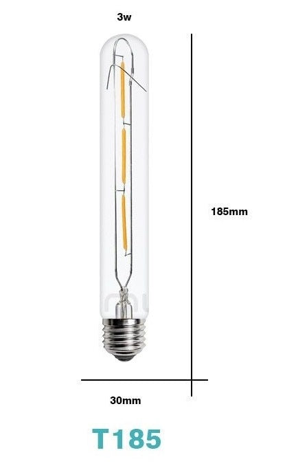 T10 T185 Vintage Edison Incandescent Light Bulb