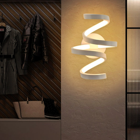 Modern Spiral LED Wall Light