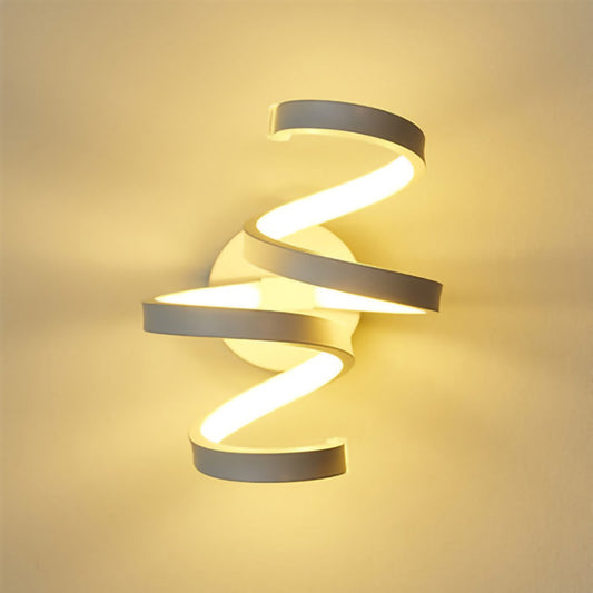 Modern Spiral LED Wall Light