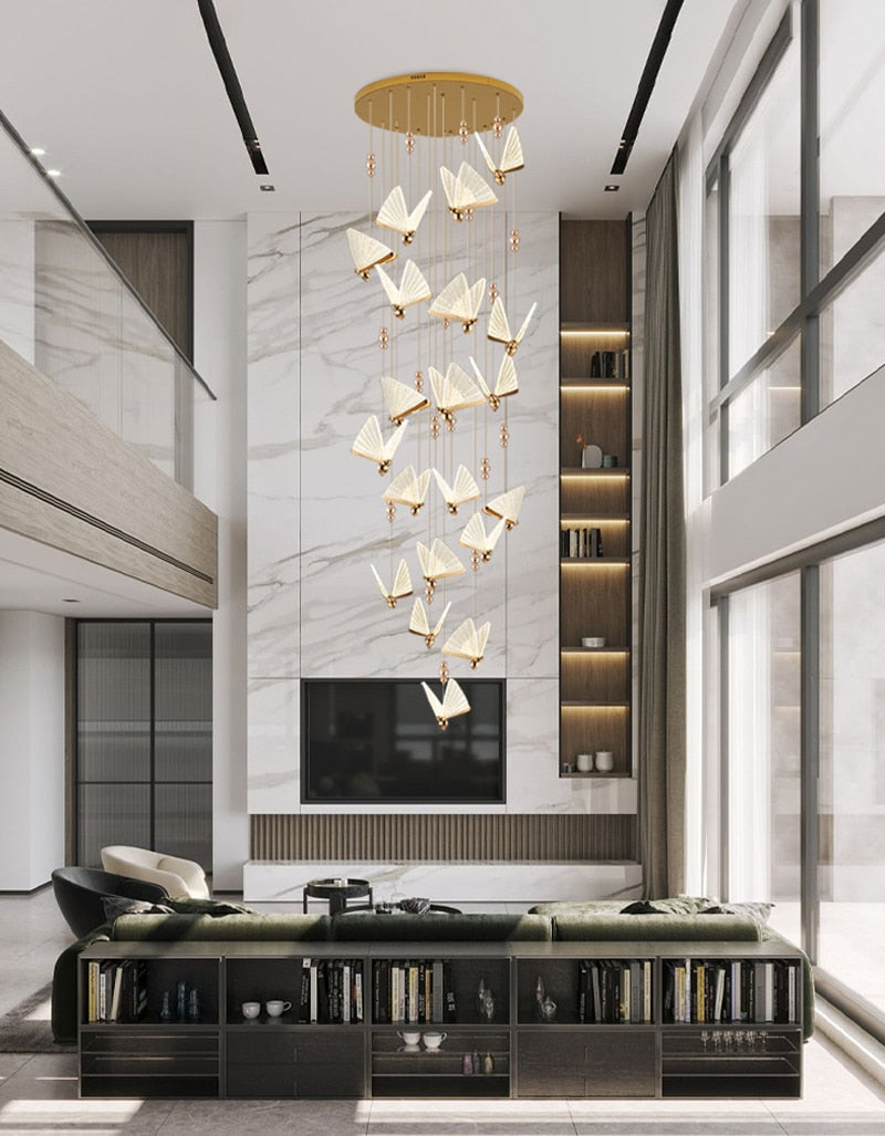 Aerial Butterfly LED Pendant Lights