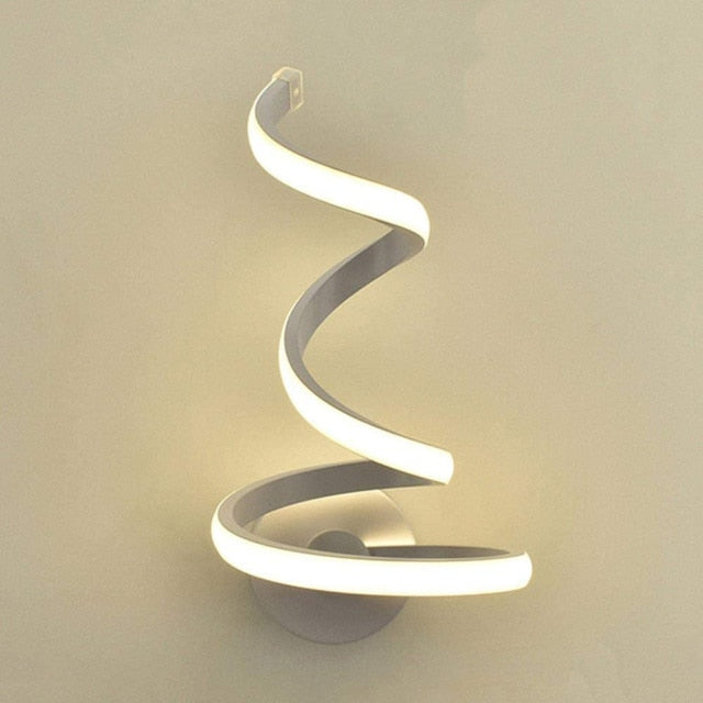 Modern Spiral LED Wall Light