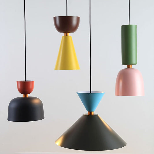 Macaron Nordic Minimalist Metal Pendant Light