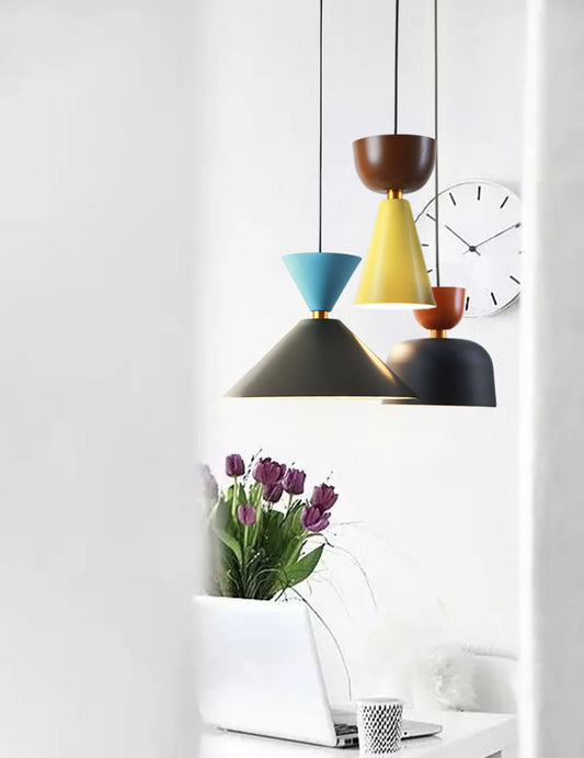 Macaron Nordic Minimalist Metal Pendant Light