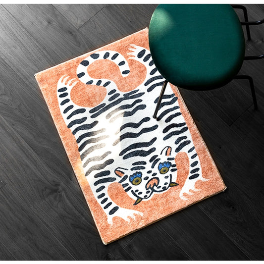 Orange Tiger Rug