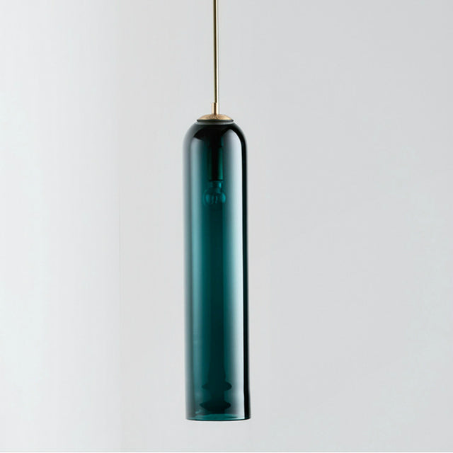 Modern Cylinder Glass Light Fixture