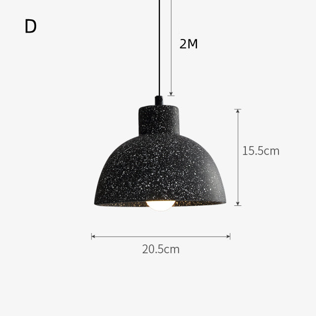 Geometry Cement Light Fixture, Hand-Made