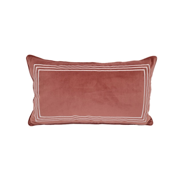 Chic Velvet Textured Pillow Case, 30X50cm