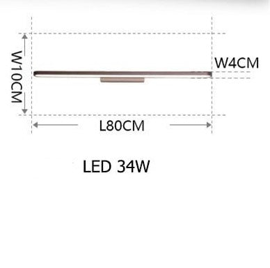 Napa 120cm Brown Metal LED Wall Light