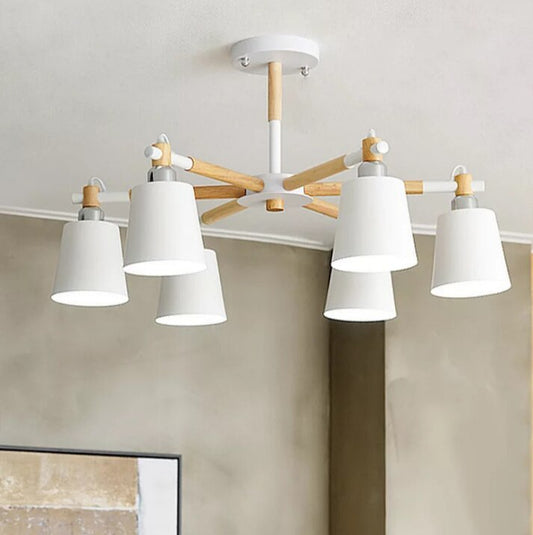 Nordic Macaron 8 Lights Chandelier