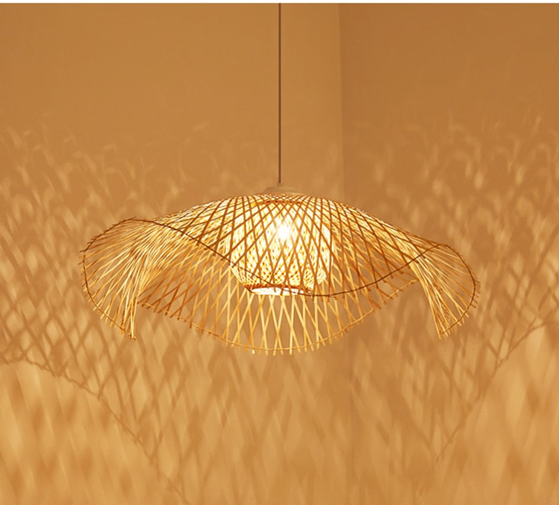 Top Hat Bamboo Handmade Pendant Light